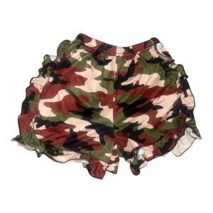 Camouflage Ruffle Shorts